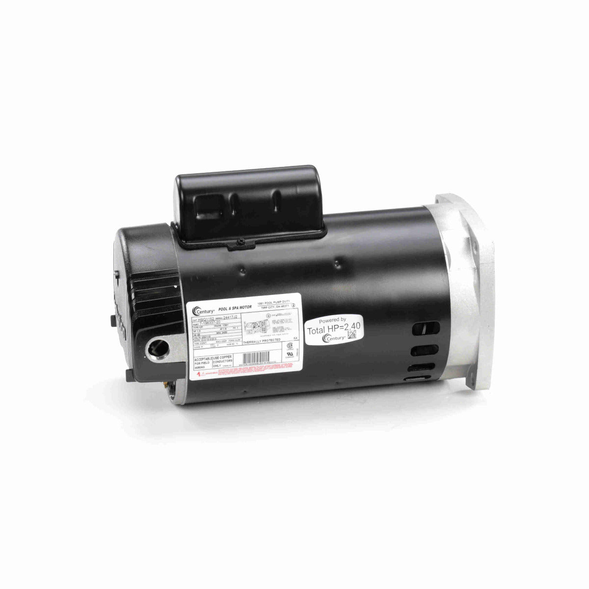 HSQ1152 Century Motor 1.5 HP | Pool Pump Motor | Square One