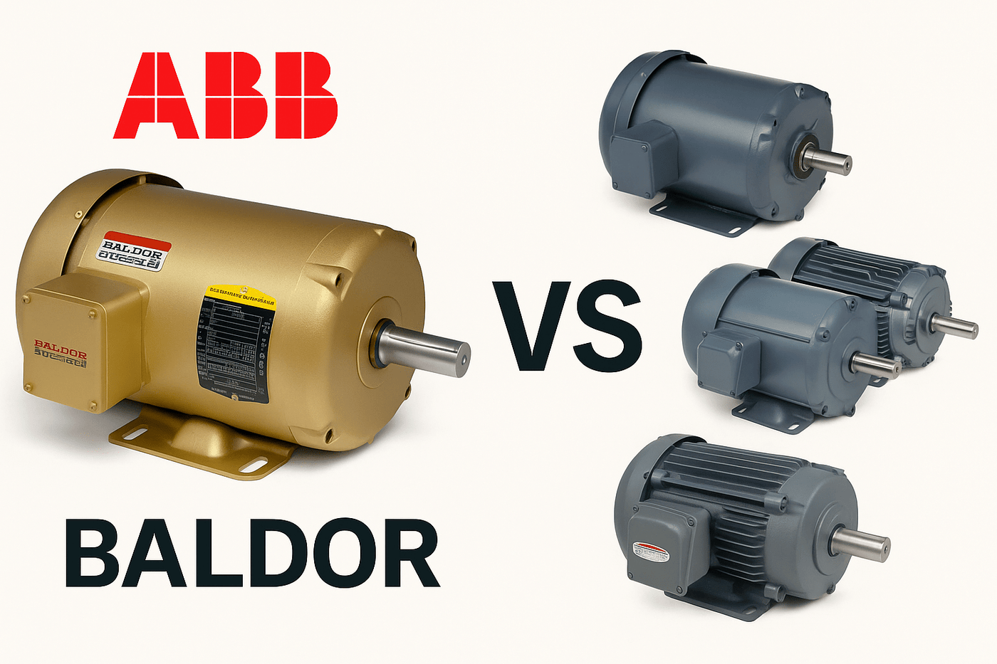 Industrial Electric Motor Comparison: Baldor vs. Weg, Marathon, Leeson, & Century | Square One Electric - Square One Electric Motors & Pumps