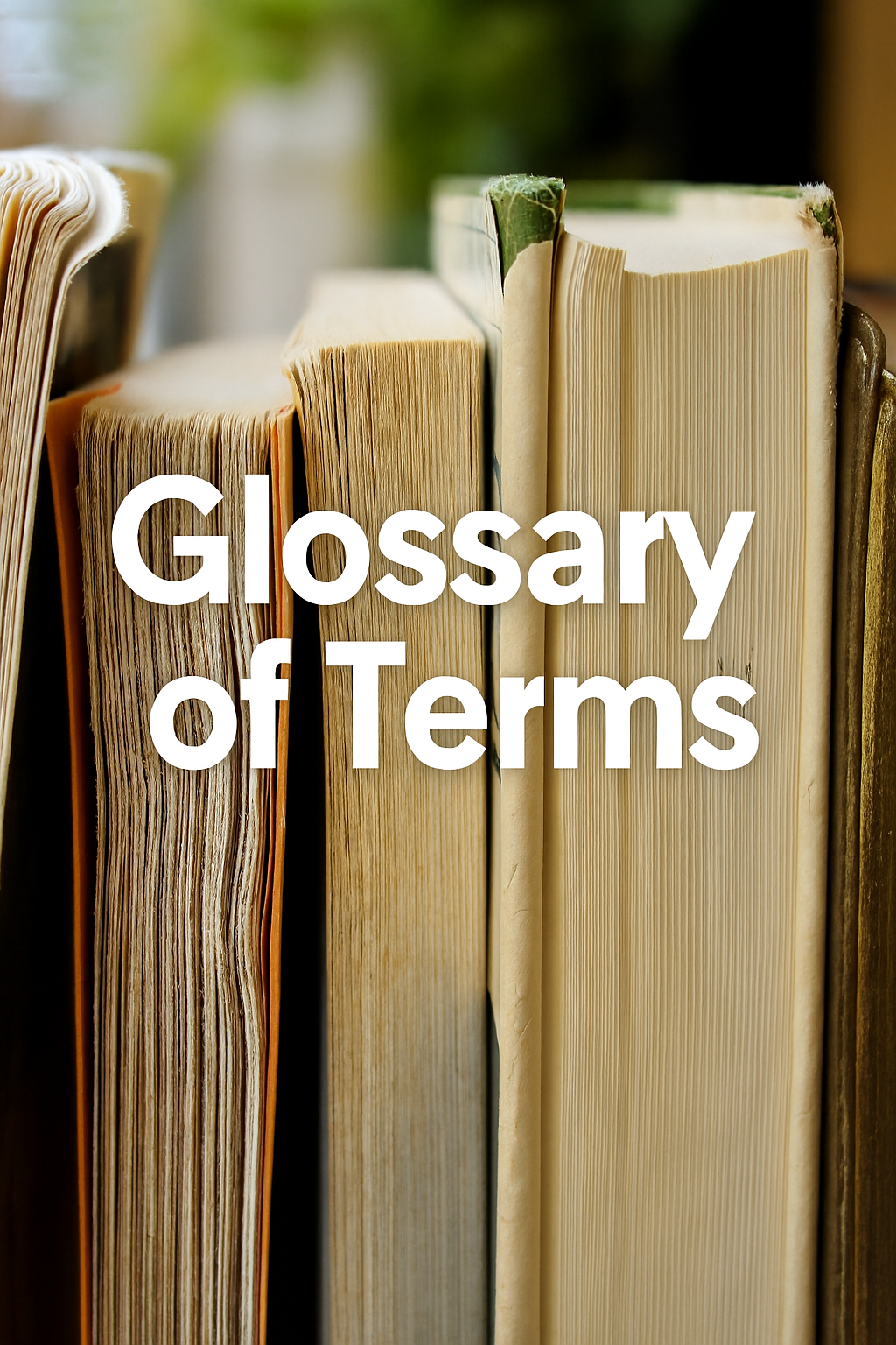 Glossary of Industrial Terms