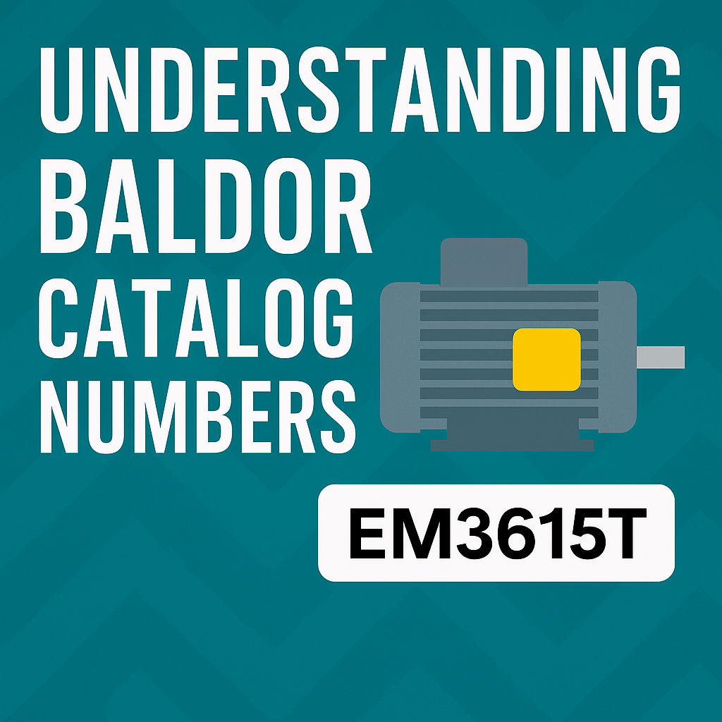 Understanding Baldor Catalog Numbers: A Complete Guide for Motor Selection - Square One Electric Motors & Pumps