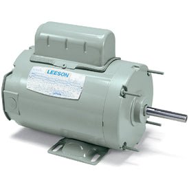 100604 Leeson Motor 1/3HP 1140RPM 56Y TENV 115/230V 1 Phase - Square One Electric Motors & Pumps