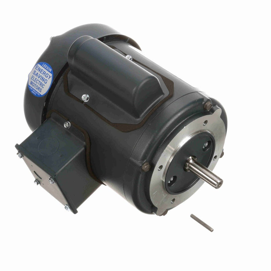 102661.00 Leeson Motor 1/6HP 1725RPM 48C TEFC 115/208 - 230V Single Phase C4C17FC25 - Square One Electric Motors & Pumps