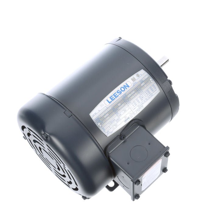 102684.00 Leeson Motor 1/3HP 3450RPM 48 TEFC 208 - 230/460V 3 Phase - Square One Electric Motors & Pumps