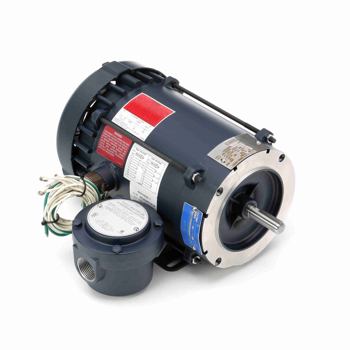 116191.00 Leeson Motor 3/4HP 1725RPM 56C EPFC 208 - 230/460V 3Phase - Square One Electric Motors & Pumps