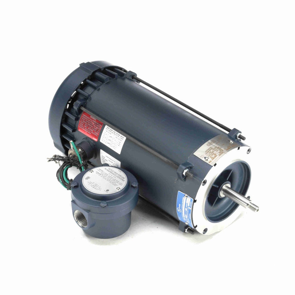 119434.00 Leeson Motor 2HP 3450RPM 56J EPFC 208 - 230/460Volt 3 Phase - Square One Electric Motors & Pumps