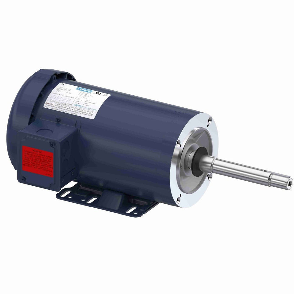 122113.00 Leeson Motor 2HP 1725RPM 145JP TEFC 208 - 230/460Volt 3Phase - Square One Electric Motors & Pumps