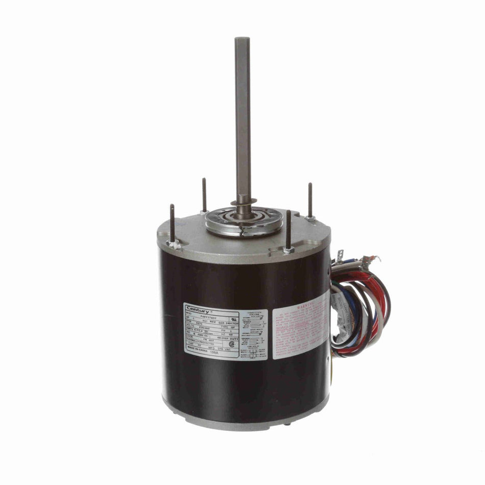 159A Century Condenser Fan Motor 1HP 1075RPM 48Y SEMI ENCL 230/460 Volt 1 Phase - Square One Electric Motors & Pumps