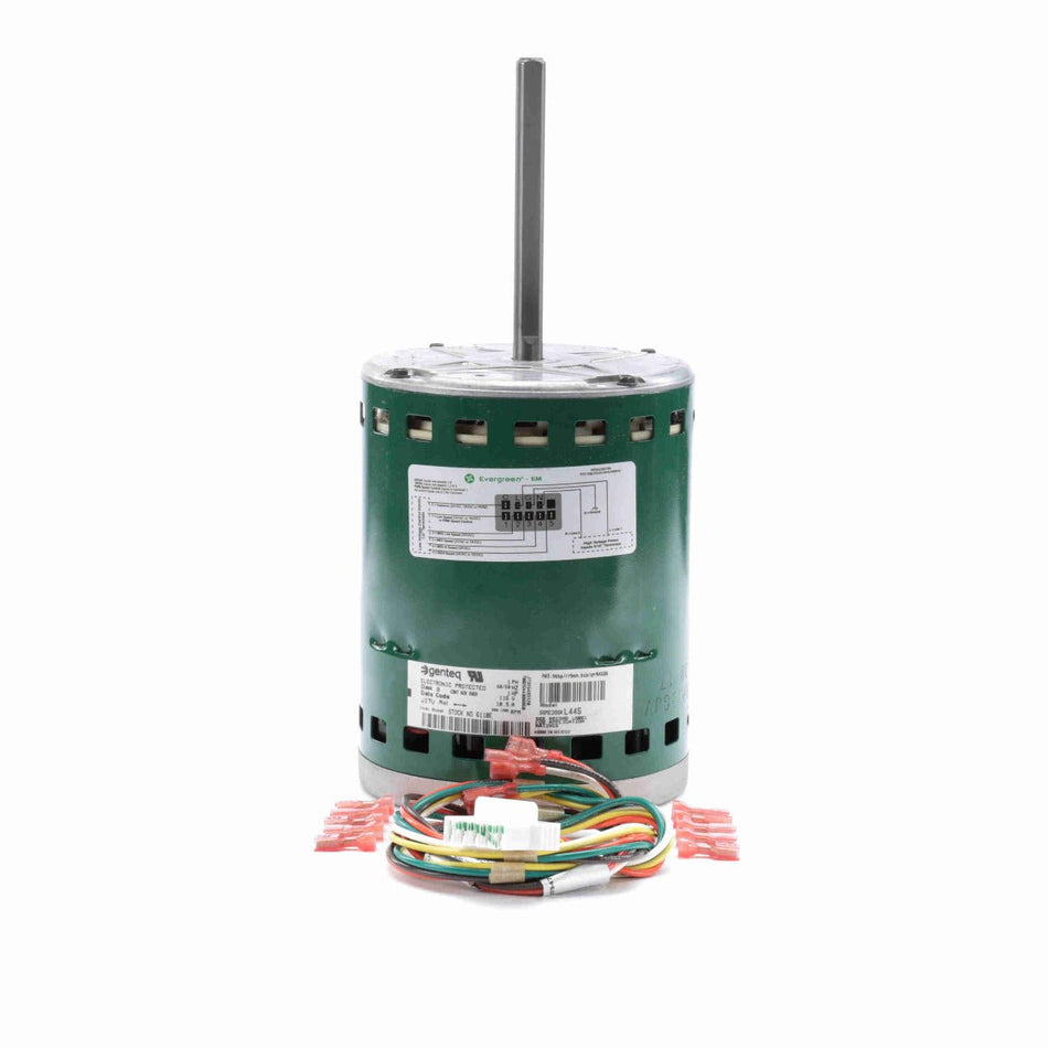 6110E Century Condenser Fan Motor 1HP 600 - 1200RPM 48 SEMI ENCL 115 Volt 1 Phase - Square One Electric Motors & Pumps
