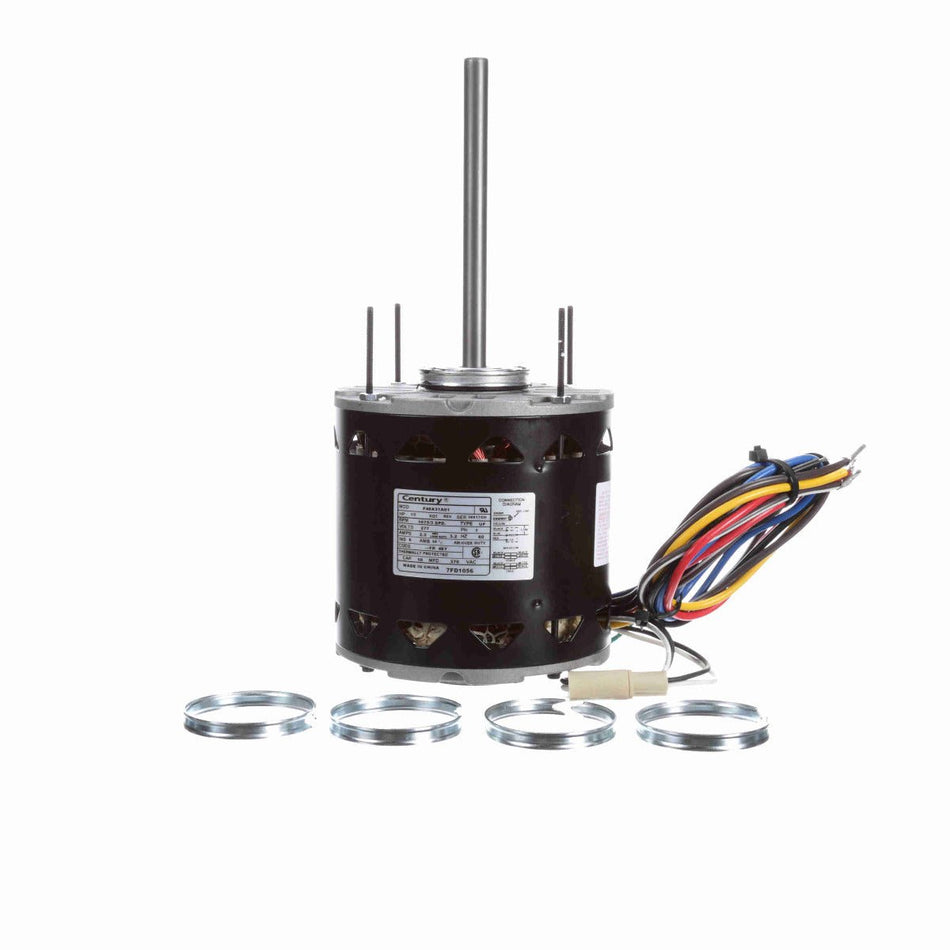 7FD1056 Century Fan & Blower Motor 1/2HP 1075RPM 48Y OPEN 277 Volt 1 Phase - Square One Electric Motors & Pumps