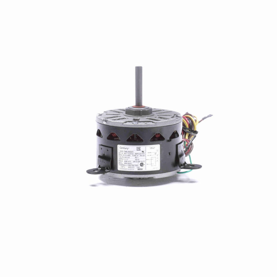 Fan Motor 1/6HP 1075RPM 48Y SEMI ENCL 208 - 230 Volt 1 Phase - Square One Electric Motors & Pumps