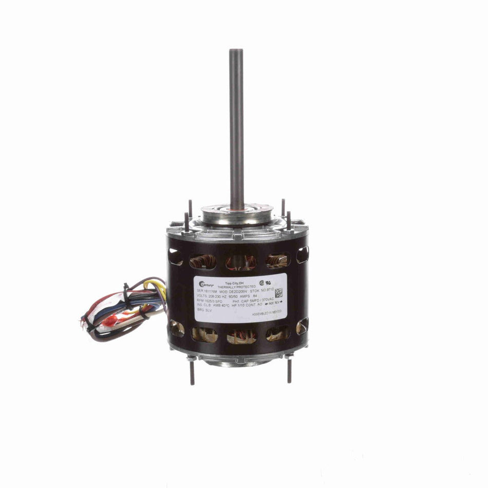 9710 Century Blower Motor 1/10HP 1625RPM 42Y OAO 208 - 230 Volt 1 Phase - Square One Electric Motors & Pumps