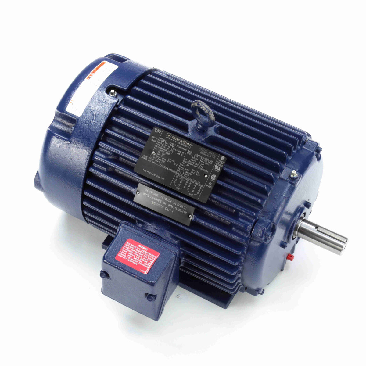 U868B Marathon Motor 5HP 1800RPM 184T TEFC 230/460V 3 Phase 184TTFCD6555AB - Square One Electric Motors & Pumps