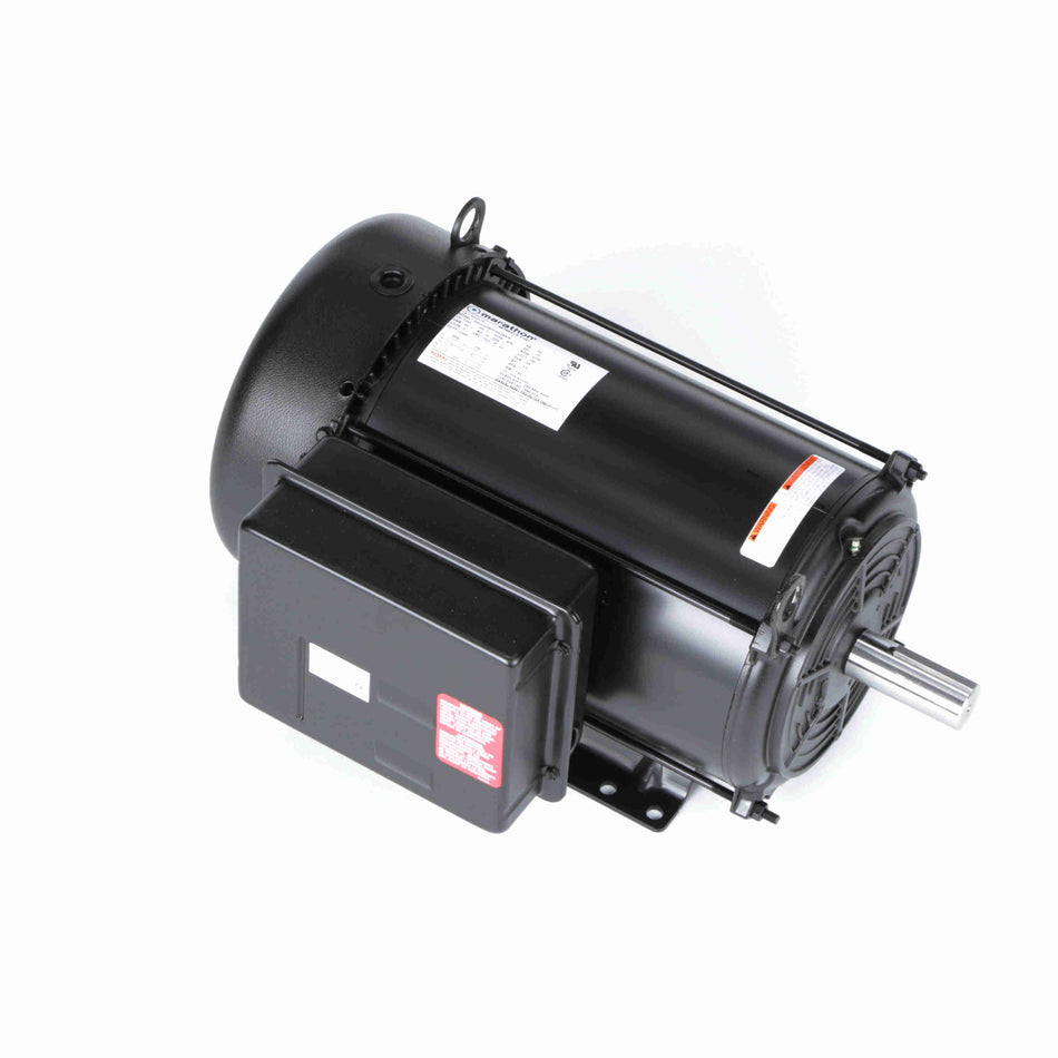 141427.00 Leeson Motor 7.5HP 1740RPM 215TZ TEFC 230Volt 1Phase P215K17FB79A - Square One Electric Motors & Pumps