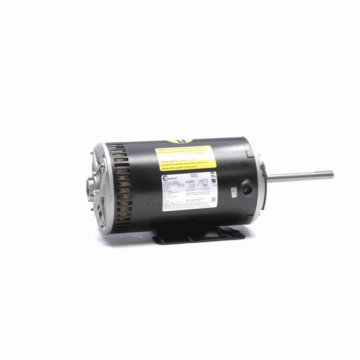 H1054RBV1 Century Motor 1.5HP 850RPM 56HZ OAO 208 - 230/460 Volt 3 Phase - Square One Electric Motors & Pumps