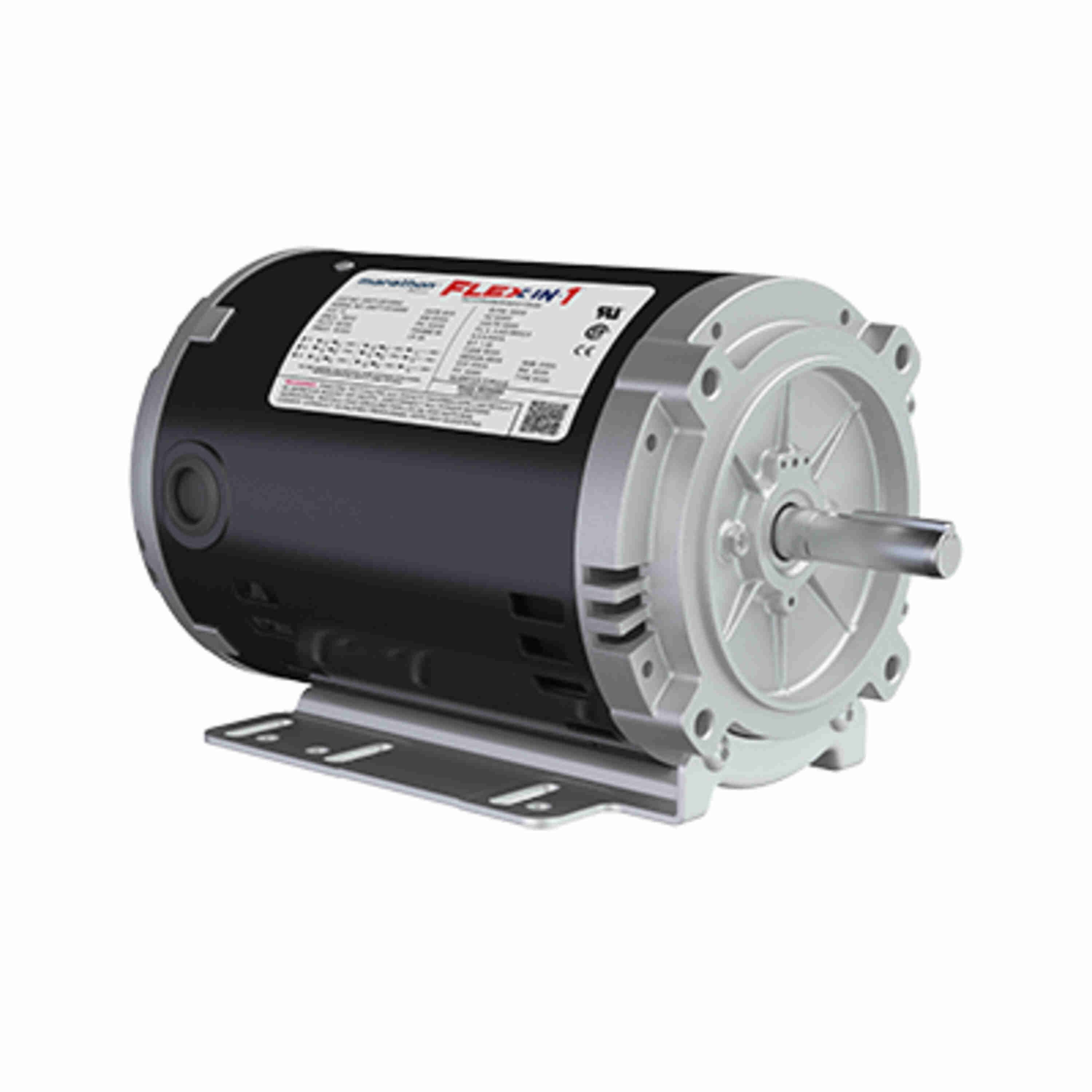 FX02BK003 Marathon Motor 2HP 1800RPM 56H DP 200 - 230/460V 3 Phase 56T17D15851A - Square One Electric Motors & Pumps
