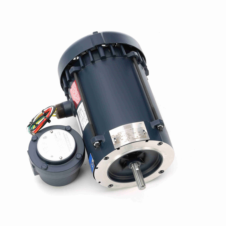 111095.00 Leeson Motor 1/3HP 3450RPM 56 EPFC 115/208 - 230V 1Ph A6C34EC20 - Square One Electric Motors & Pumps