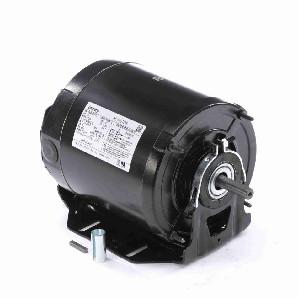 ARB2034L5 Century Motor 1/3HP 1725RPM 56Z TEAO 115/208 - 230 Volt 1 Phase - Square One Electric Motors & Pumps