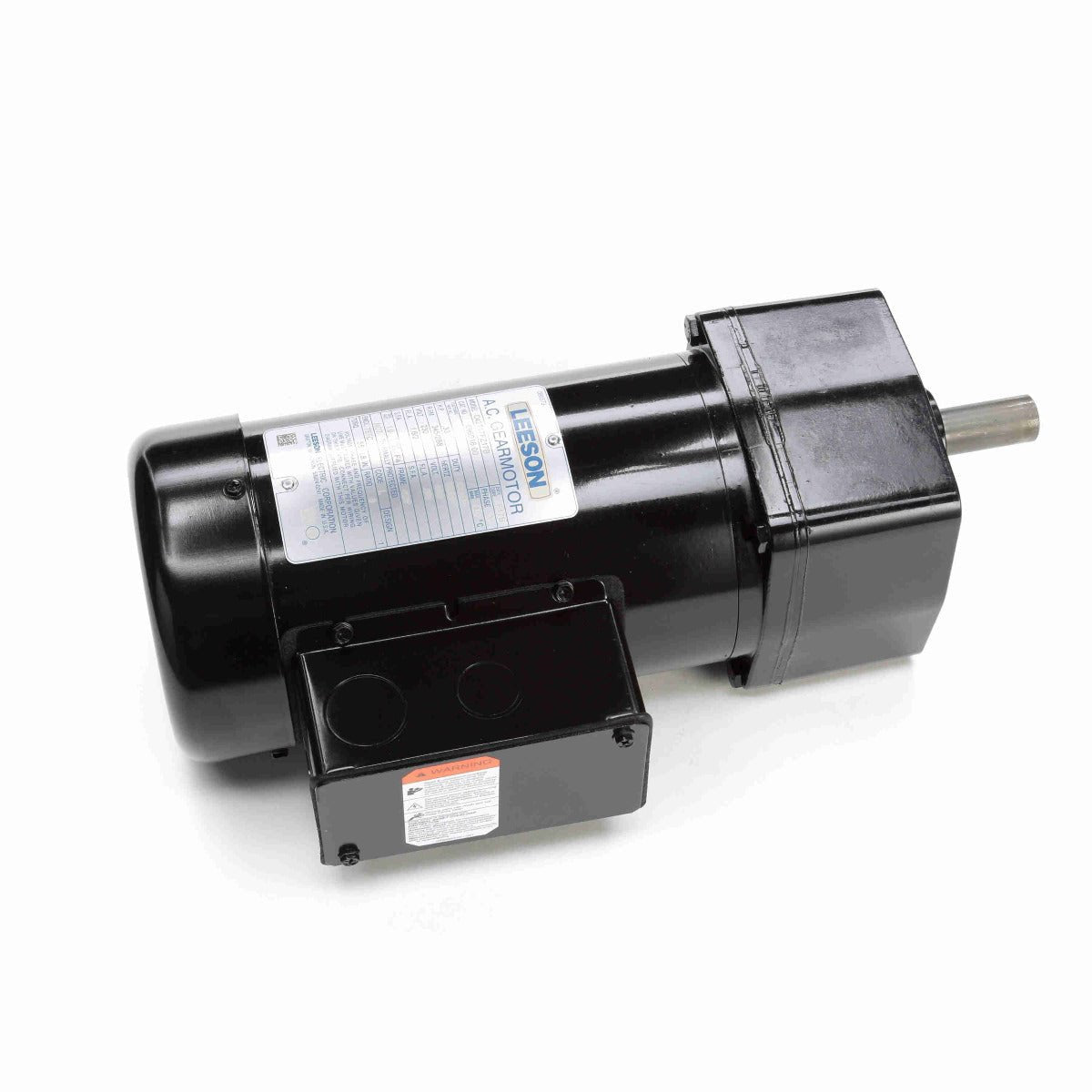 096016 Leeson Gear Motor 1/3HP 345RPM 42Y TEFC 230/460V 3 Phase - Square One Electric Motors & Pumps