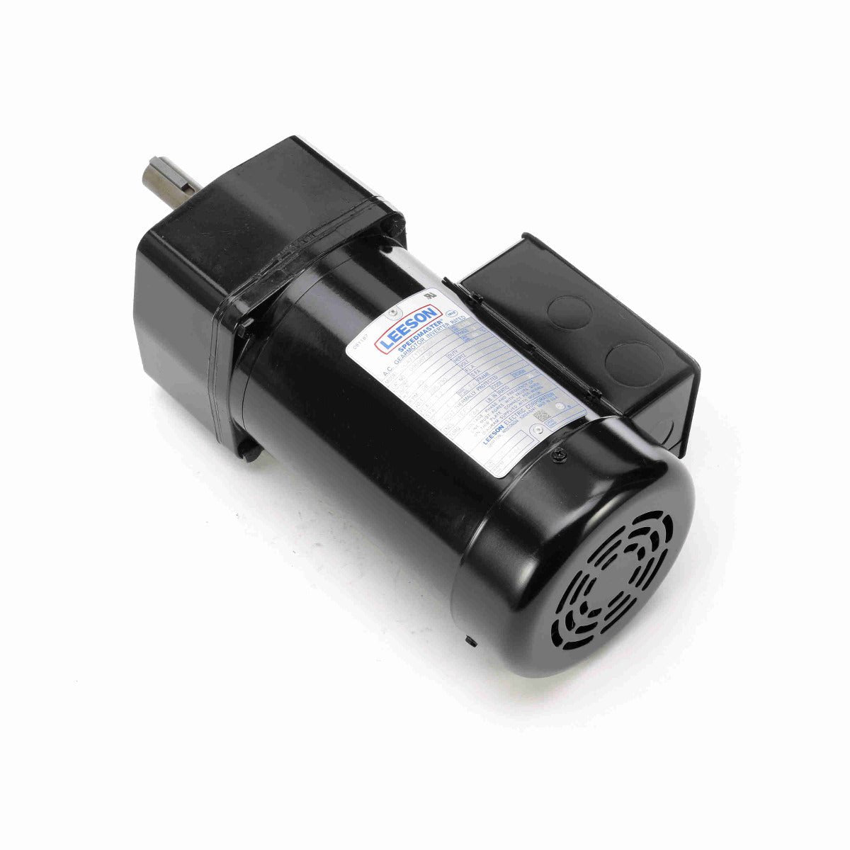 096067.00 Leeson Gear Motor 1/4HP 58RPM 42Y TEFC 208 - 230/460V 3 Phase - Square One Electric Motors & Pumps