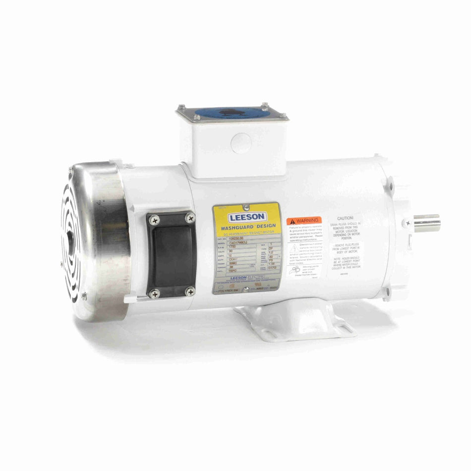 108230.00 Leeson 1HP DC Washdown TEFC Motor