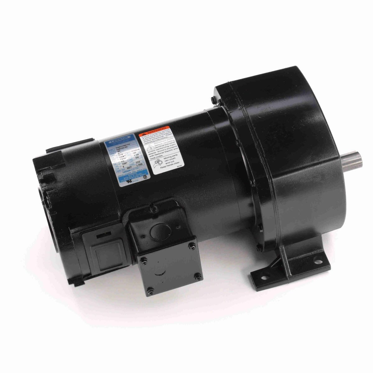 108700 Leeson Gear Motor 1/4HP 8RPM 1103 - 48 TENV 90V DC - Square One Electric Motors & Pumps