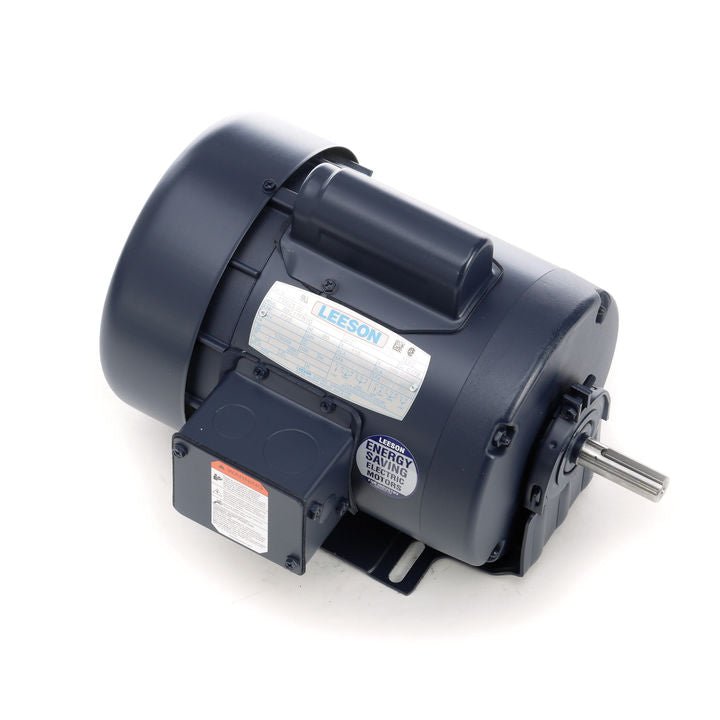 110025.00 Leeson Motor 1/2HP 1725RPM 56 TEFC 115/208 - 230V 1Ph A6C17FR1 - Square One Electric Motors & Pumps