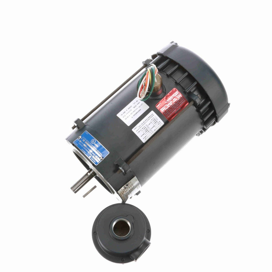 111098.00 Leeson Motor 1/2HP 3450RPM 56C EPFC 115/208 - 230V 1Phase A6C34XC22 - Square One Electric Motors & Pumps