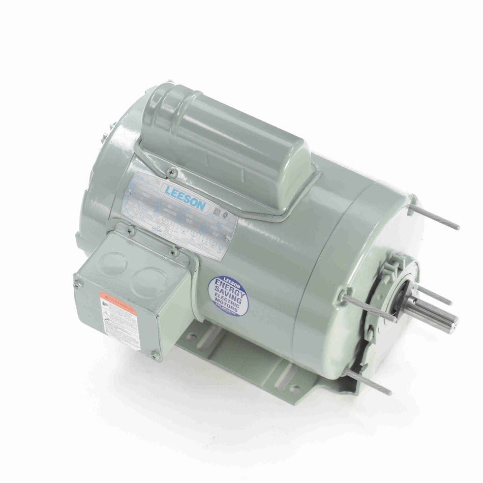 111267.00 Leeson Motor 1HP 1625RPM 56HZ TENV 115/230Volt 1Phase - Square One Electric Motors & Pumps