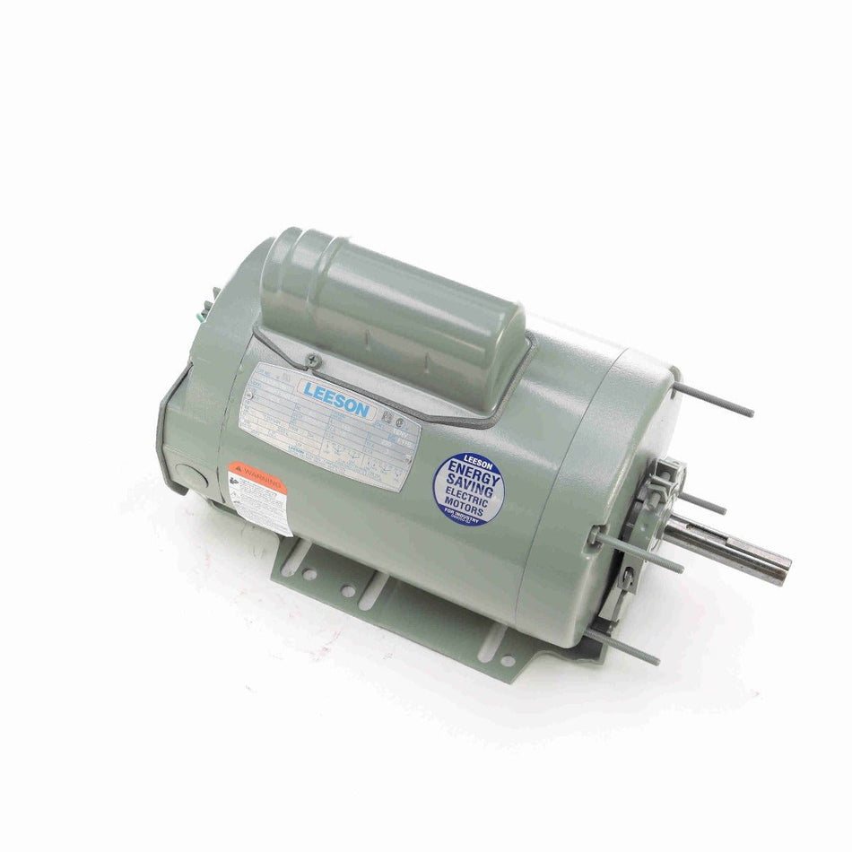 111321.00 Leeson Motor 1/2HP 1075RPM 56HZ TENV 115/230V 1 Phase - Square One Electric Motors & Pumps