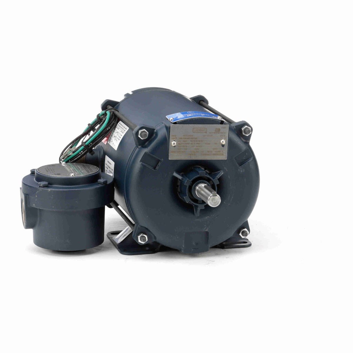 111929.00 Leeson Motor 1/2HP 1725RPM 56 EPNV 208 - 230/460V 3 Phase - Square One Electric Motors & Pumps