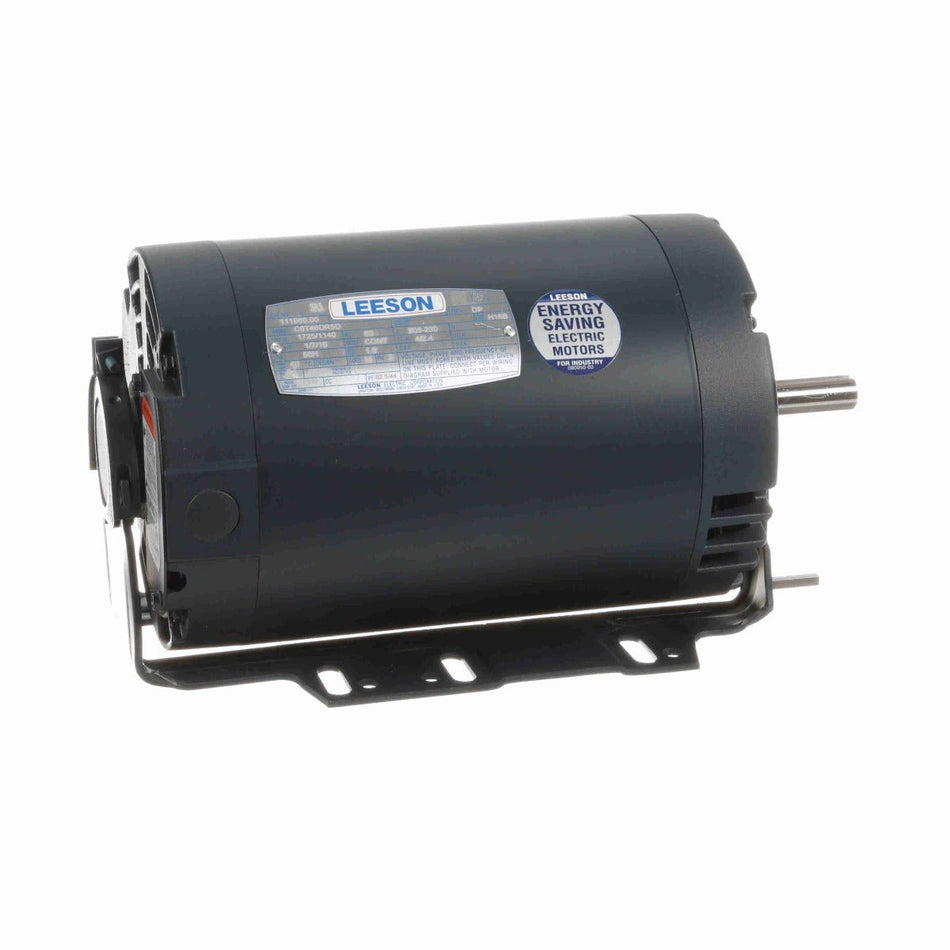 111960.00 1 - 1/3HP 1725RPM 56H DP 208 - 230V 3 Phase Leeson Motor - Square One Electric Motors & Pumps