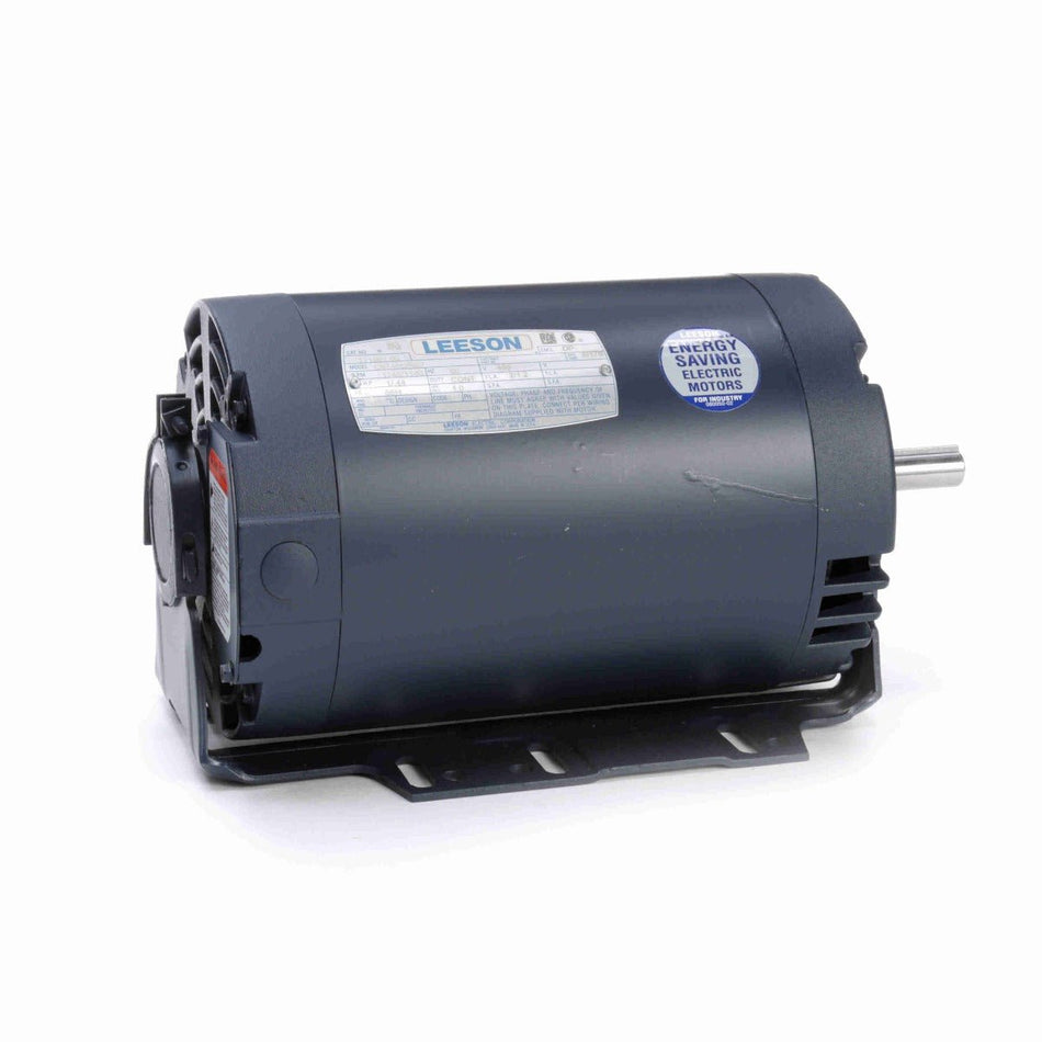 111961.00 Leeson Motor 1 - .44HP 1740RPM 56H DP 460V 3 Phase - Square One Electric Motors & Pumps