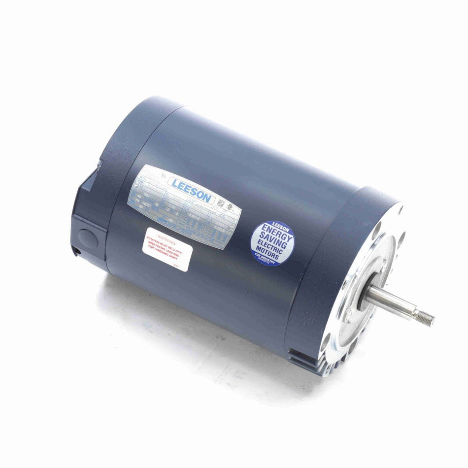 113893.00 Leeson Motor 3HP 3450RPM 56J DP 208 - 230/460Volt 3Phase - Square One Electric Motors & Pumps