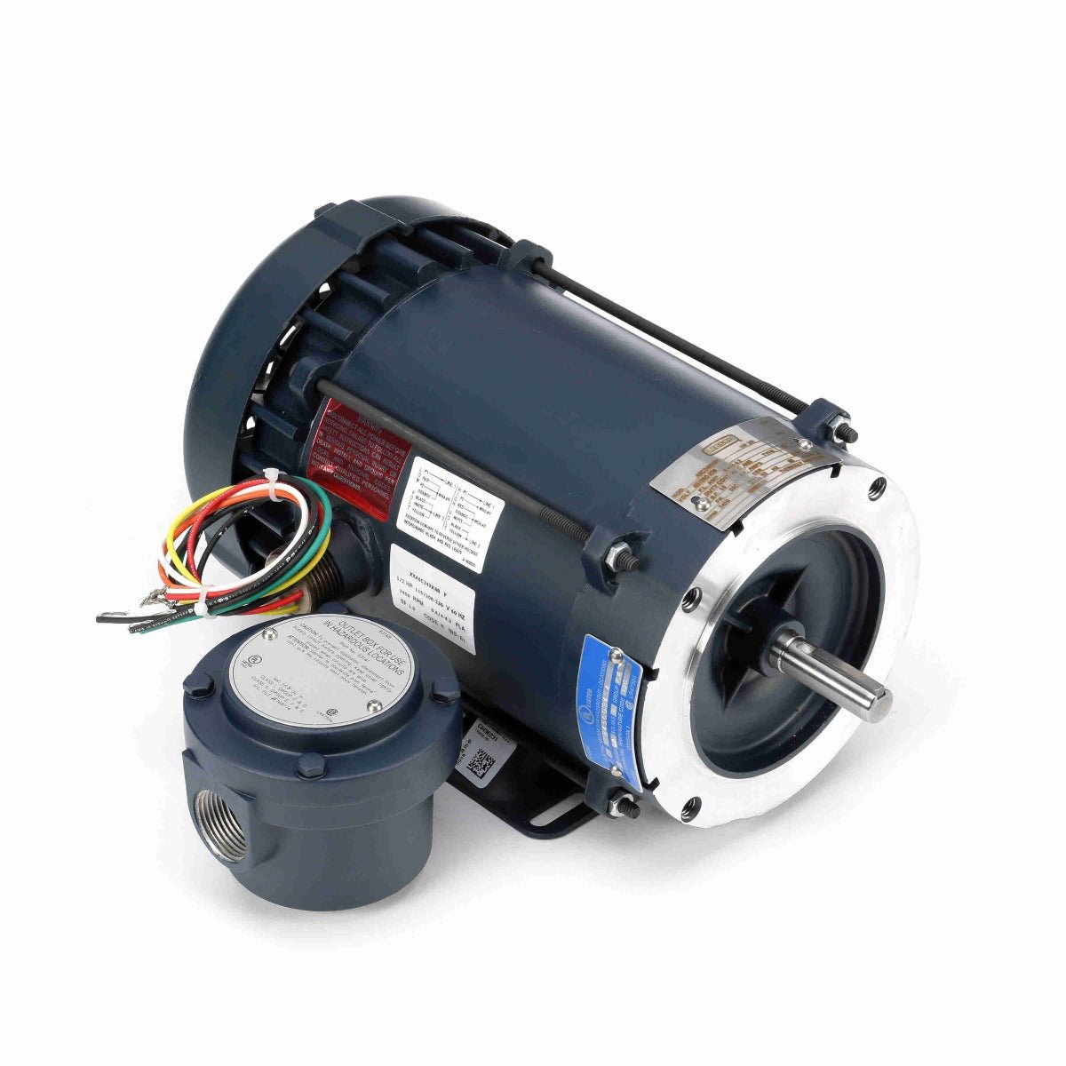 116608.00 Leeson Motor 1/2HP 3450RPM 56C EPFC 115/208 - 230V 1 Phase - Square One Electric Motors & Pumps