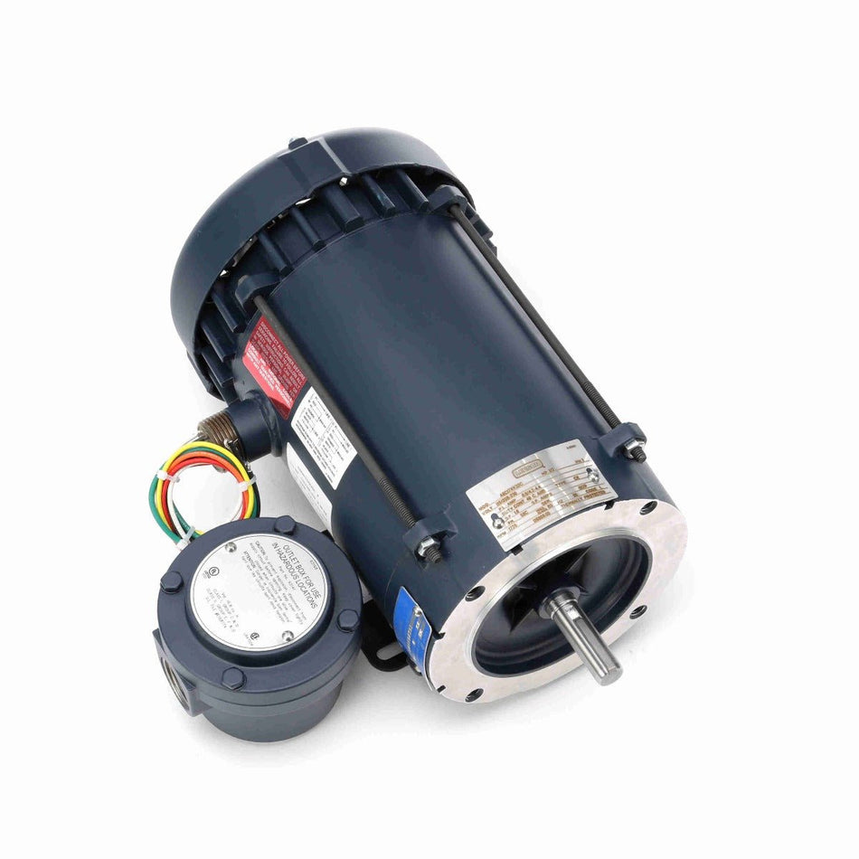 116609.00 Leeson Motor 1/2HP 1725RPM 56C EPFC 115/208 - 230V 1 Phase - Square One Electric Motors & Pumps