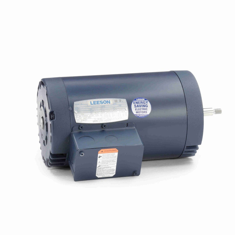 116698.00 Leeson Motor 5HP 3490RPM 56J DP 208 - 230/460Volt 3Phase - Square One Electric Motors & Pumps