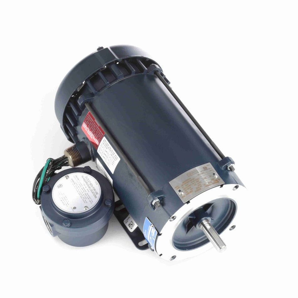 119439.00 Leeson Motor 1.5HP 3450RPM 56C EPFC 208 - 230/460Volt 3Phase - Square One Electric Motors & Pumps