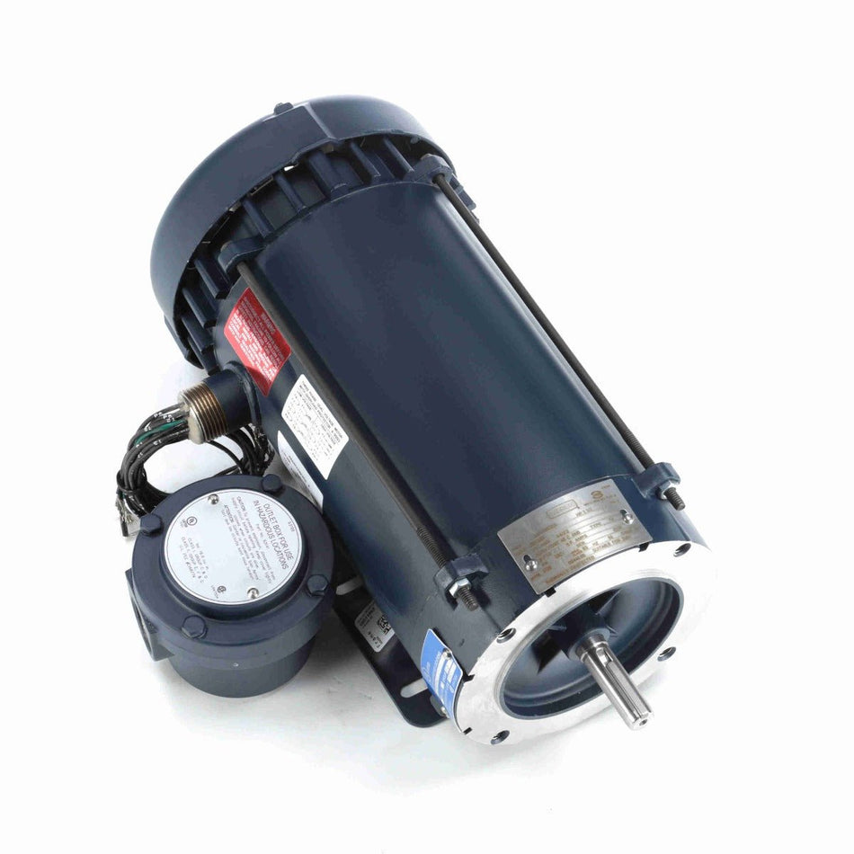 119440.00 Leeson Motor 1.5HP 1740RPM 56C EPFC 208 - 230/460Volt 3Phase - Square One Electric Motors & Pumps