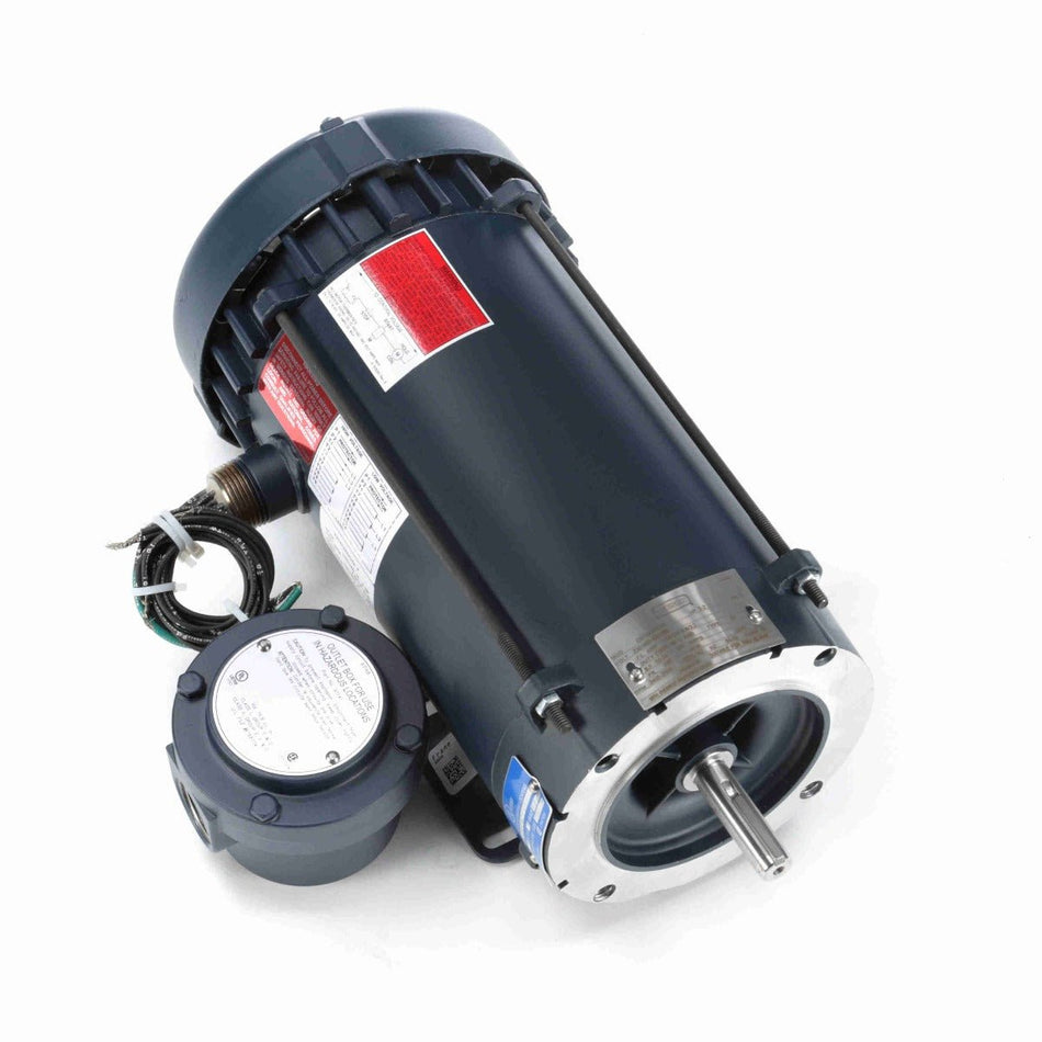 119443.00 Leeson Motor 3HP 3450RPM 56C EPFC 208 - 230/460Volt 3Phase - Square One Electric Motors & Pumps