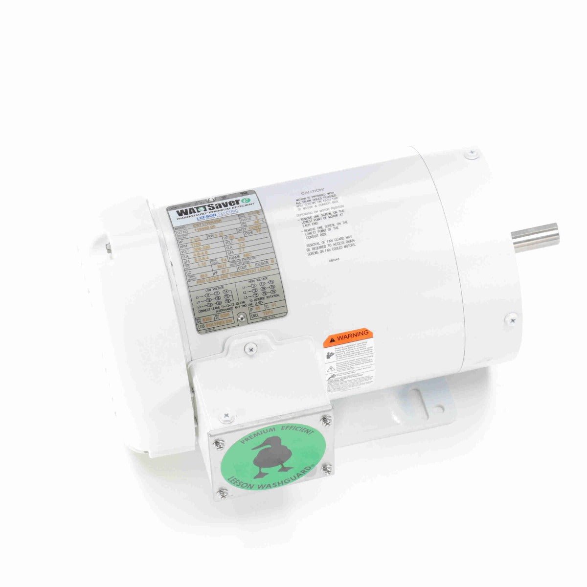 119480.00 Leeson Motor 1.5HP 1740RPM 56C TEFC 208 - 230/460Volt 3Phase - Square One Electric Motors & Pumps