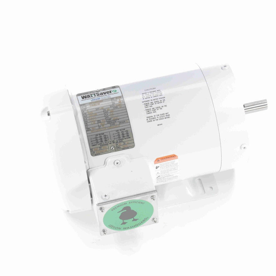 119482.00 Leeson Motor 2HP 3450RPM 56HC TENV 208 - 230/460Volt 3Phase - Square One Electric Motors & Pumps