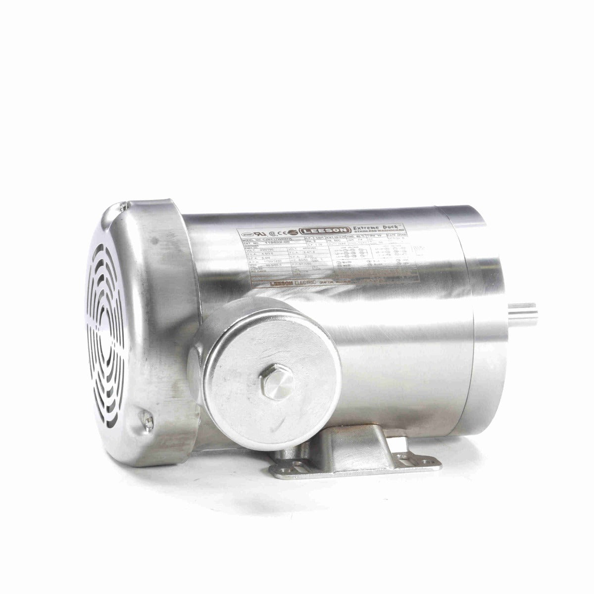 119522.00 Leeson Washdown Stainless Steel Motor