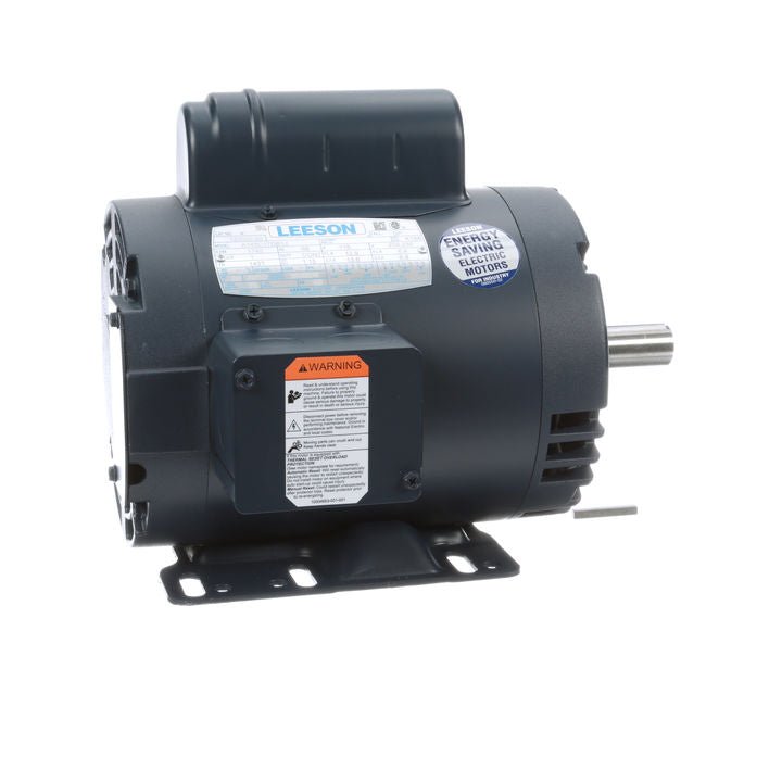 120000.00 Leeson Motor 1HP 1740RPM 143T DP 115/208 - 230Volt 1 Phase A143C17DB1 - Square One Electric Motors & Pumps