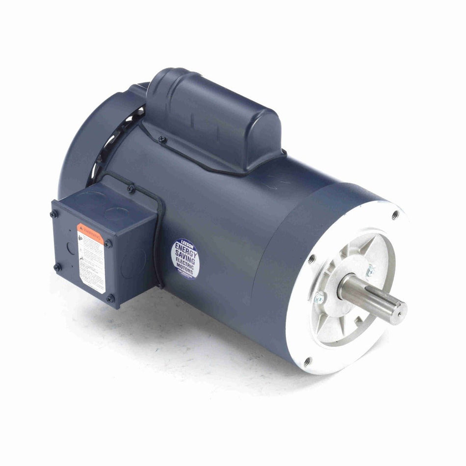 120102.00 Leeson AC Motor 2HP 3450RPM 145TC TEFC 115/208 - 230Volt Single Phase - Square One Electric Motors & Pumps