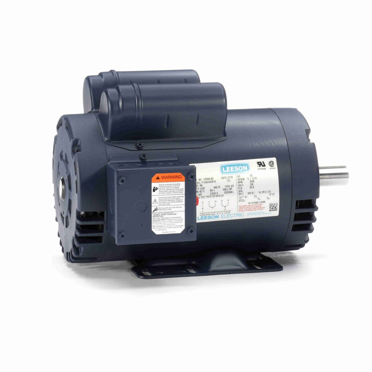 120554.00 Leeson Compressor Motor P145K34DB1