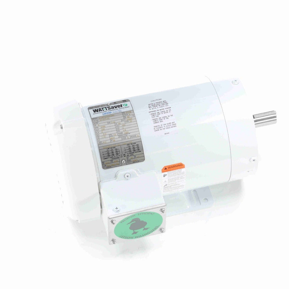 121870.00 Leeson Motor 3HP 3450RPM 145TC TEFC 208 - 230/460Volt 3Phase - Square One Electric Motors & Pumps