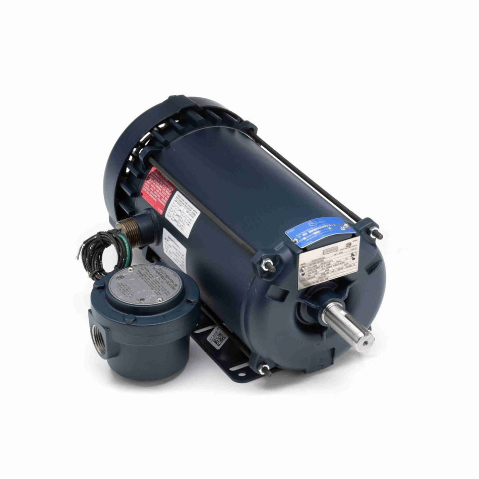 121915.00 Leeson Motor 1.5HP 1800RPM 145T EPFC 208 - 230/460Volt 3Phase - Square One Electric Motors & Pumps