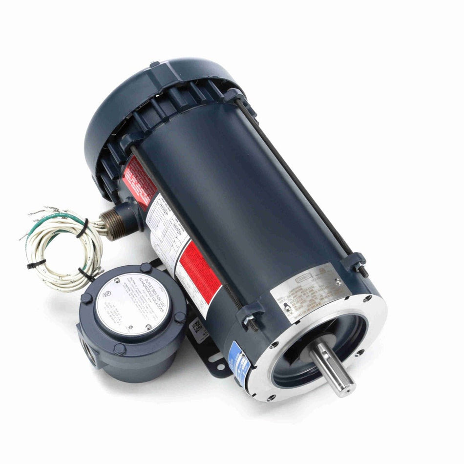 121920.00 Leeson Motor 1.5HP 1800RPM 145TC EPFC 208 - 230/460Volt 3Phase - Square One Electric Motors & Pumps