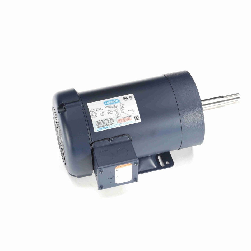 122087.00 Leeson Pump Motor 1.5HP 1800RPM 145JM TEFC 208 - 230/460Volt 3Phase C145T17FK71 - Square One Electric Motors & Pumps