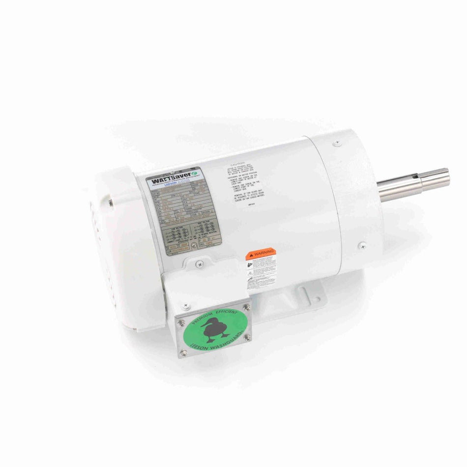 122191.00 Leeson Motor 3HP 3490RPM 145JM TEFC 230/460Volt 3Phase - Square One Electric Motors & Pumps